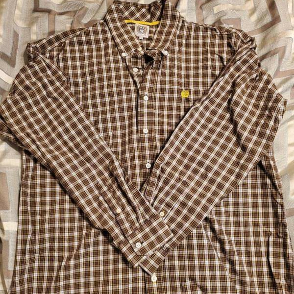 Mens cinch long sleeve button down